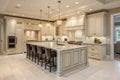 Luxury Kitchen corner 2. Luxury Kitchen corner with island Royalty Free Stock Photo