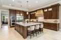 Luxury Kitchen corner 2. Luxury Kitchen corner with island Royalty Free Stock Photo