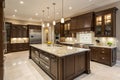 Luxury Kitchen corner 2. Luxury Kitchen corner with island Royalty Free Stock Photo