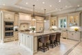 Luxury Kitchen corner 2. Luxury Kitchen corner with island Royalty Free Stock Photo