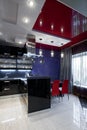 Luxury kitchen interior Royalty Free Stock Photo