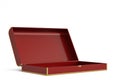 Luxury lacquerware box Isolated On White Background, 3D render. 3D illustration Royalty Free Stock Photo