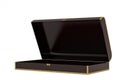 Luxury lacquerware box Isolated On White Background, 3D render. 3D illustration Royalty Free Stock Photo