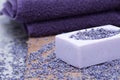 Luxury with lavender soap