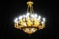 luxury led lighting candle chandelier lamp Royalty Free Stock Photo