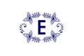 Luxury Letter E Logo Design. Simple Elegant Monogram Vector.