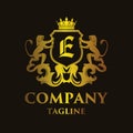 Luxury Letter `E` Logo