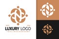 Luxury Letter N Floral Logo Design, brand identity logos vector, modern logo, Logo Designs Vector Illustration Template Royalty Free Stock Photo