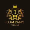 Luxury Letter `T` Logo