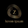 Luxury letter Z Logo. Vector logo template sign, symbol, icon, vector luxury frame