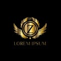 Luxury letter Z Logo. Vector logo template sign, symbol, icon, vector luxury framem.