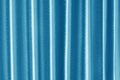 Luxury light blue silk curtain texture for background and design art work Royalty Free Stock Photo