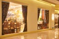 Luxury lighting furniture shop window