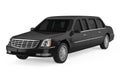 Luxury Limousine Car Isolated