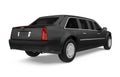 Luxury Limousine Car Isolated Royalty Free Stock Photo