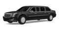 Luxury Limousine Car Isolated