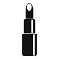 Luxury lipstick icon, simple style