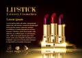 Luxury lipstick product cosmetics