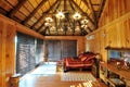 Luxury Log Cabin Accommodation Royalty Free Stock Photo