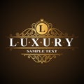 Luxury logo flourishes