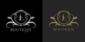 Luxury Logo Letter L Template Vector Circle for Restaurant, Royalty, Boutique, Cafe, Hotel, Heraldic, Jewelry, Fashion