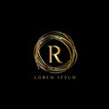 Luxury Logo letter R. Vector logo template sign, symbol, icon, vector luxury frame