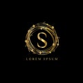 Luxury Logo letter S. Vector logo template sign, symbol, icon, vector luxury frame