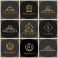 Luxury logo set