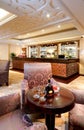 Luxury lounge bar interior Royalty Free Stock Photo