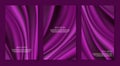 Luxury magenta silk satin cloth background.