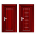 Luxury mahogany wooden door