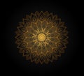 Luxury mandala artistic design on white