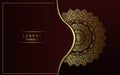 Luxury mandala background for book cover,wedding invitation Premium Vector