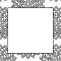 Luxury mandala ornament frame for event, party, birthday, wedding invitation mock up. Oriental background design. Turkish, arabic,