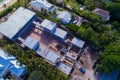 Luxury mansion under construction in South East Florida Royalty Free Stock Photo