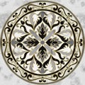 Luxury Gray Marble Mosaic Classic Seamless Pattern Royalty Free Stock Photo