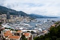 Luxury Marina View in Monte Carlo Royalty Free Stock Photo