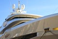 Luxury mega-yacht Royalty Free Stock Photo