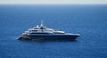 Luxury mega-yacht Royalty Free Stock Photo