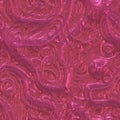 Luxury metal bright pink foil, curve seamless candy pattern