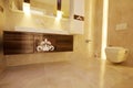 Luxury and modern bathroom Royalty Free Stock Photo
