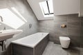 Luxury modern bathroom suite Royalty Free Stock Photo