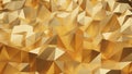 Luxury modern design gold polygon background 3d rendering, 3d illustration