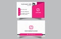 Luxury modern stylish trendy business card design template editable vector file Editable File Editable modern vector file Royalty Free Stock Photo
