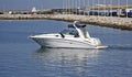 Luxury motor boat Royalty Free Stock Photo
