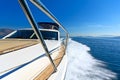 Luxury motor yacht Royalty Free Stock Photo