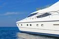 Luxury motor yacht Royalty Free Stock Photo