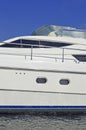 Luxury motor yacht Royalty Free Stock Photo