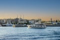 Luxury motorboat and yachts . Marina Zeas, Piraeus, Greece Royalty Free Stock Photo