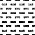 Luxury motorhome pattern seamless vector